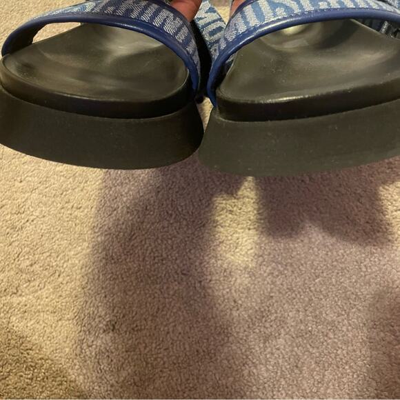 Moschino Logo Tape Platform Sandals - Picture 6 of 10